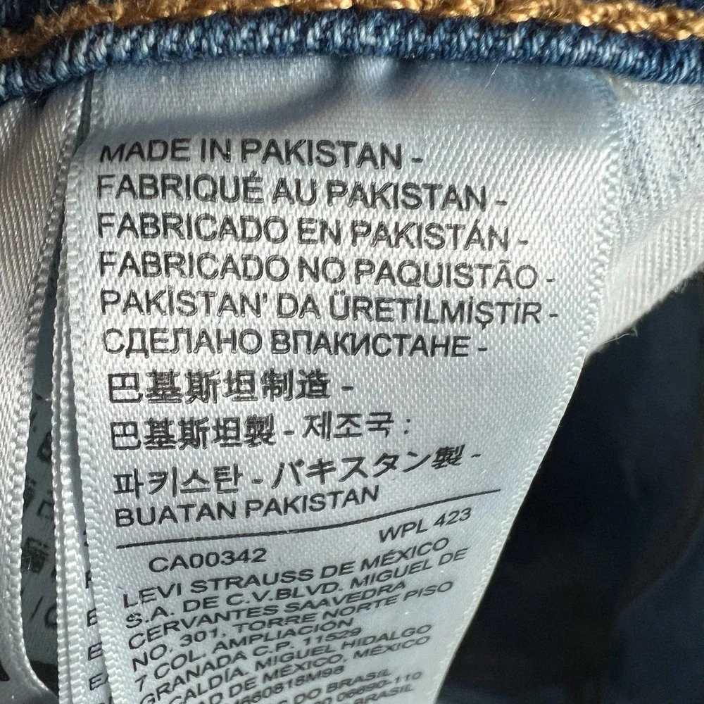 Levi's 505 Regular Jeans Mens 34x29 Blue‎ Denim Medium Wash Casual Streetwear